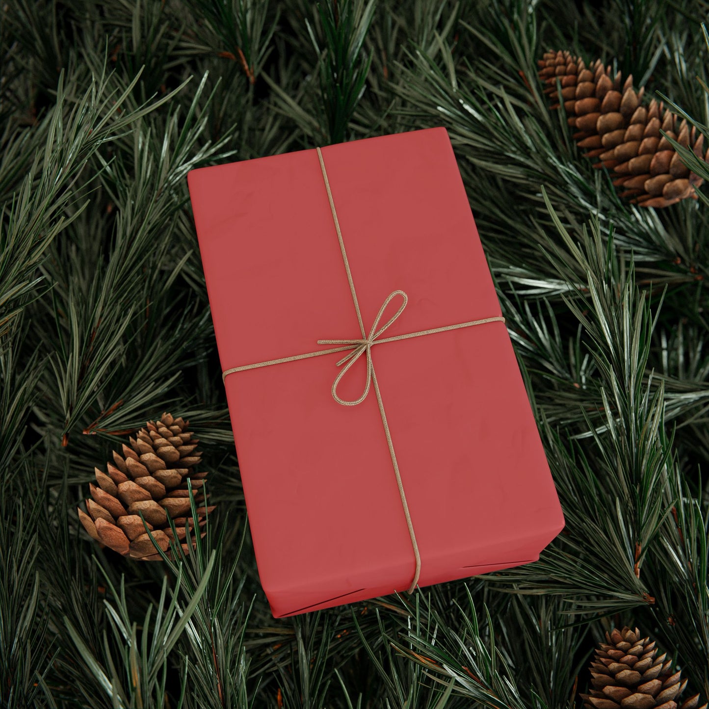 Red Autumns Wrapping Paper Matte or Glossy Gift Wrap 3 Sizes Fine Art Paper
