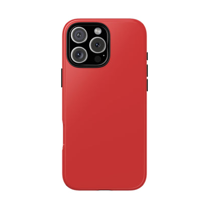 True Red Tough Cell Phone Case Matte or Glossy Protective Case iPhone Samsung