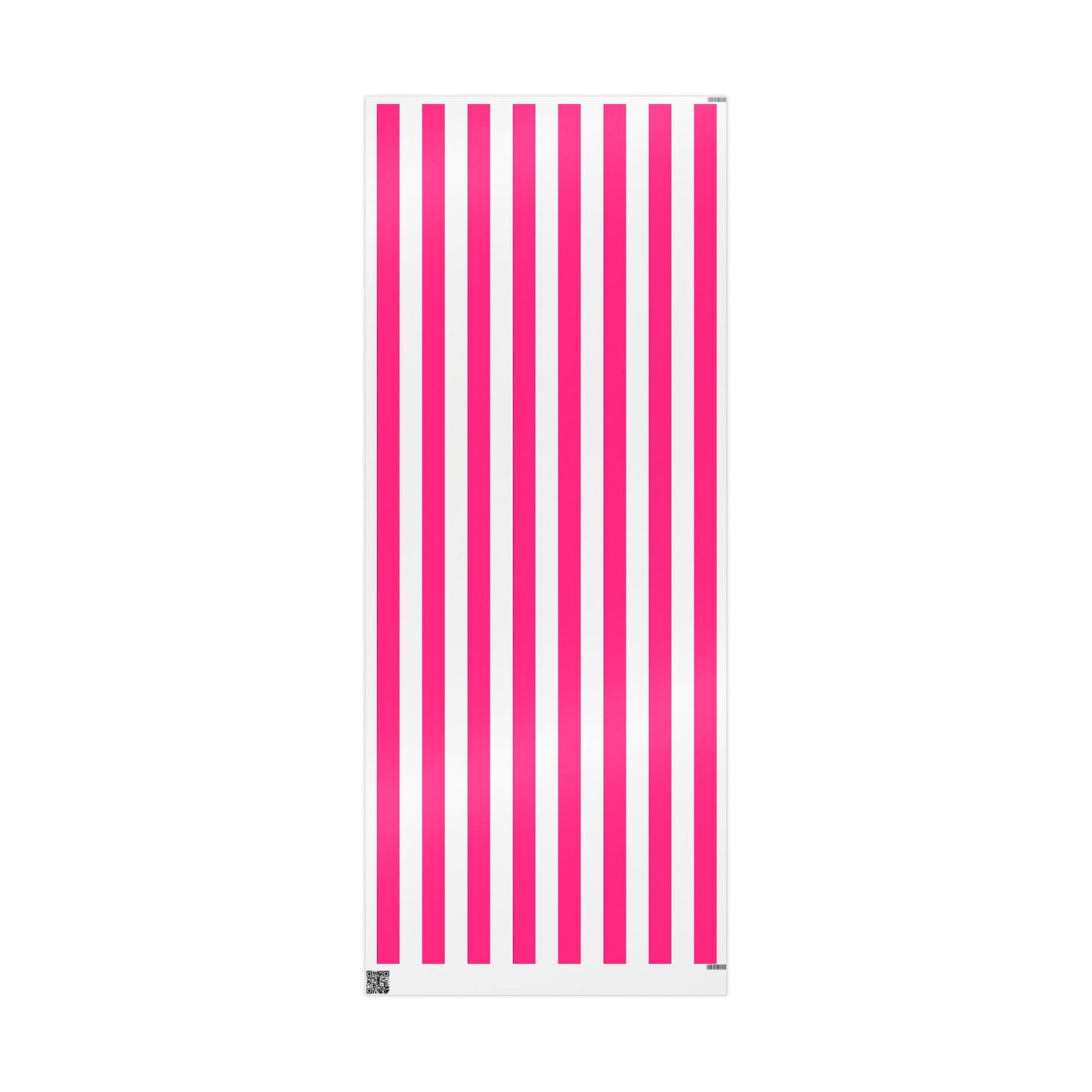 Pink Stripe Wrapping Paper, Matte or Glossy (3 Sizes)