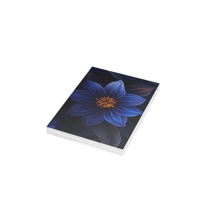 Blue Floral Heaven Postcards Blue Floral Botanical Postcard Set