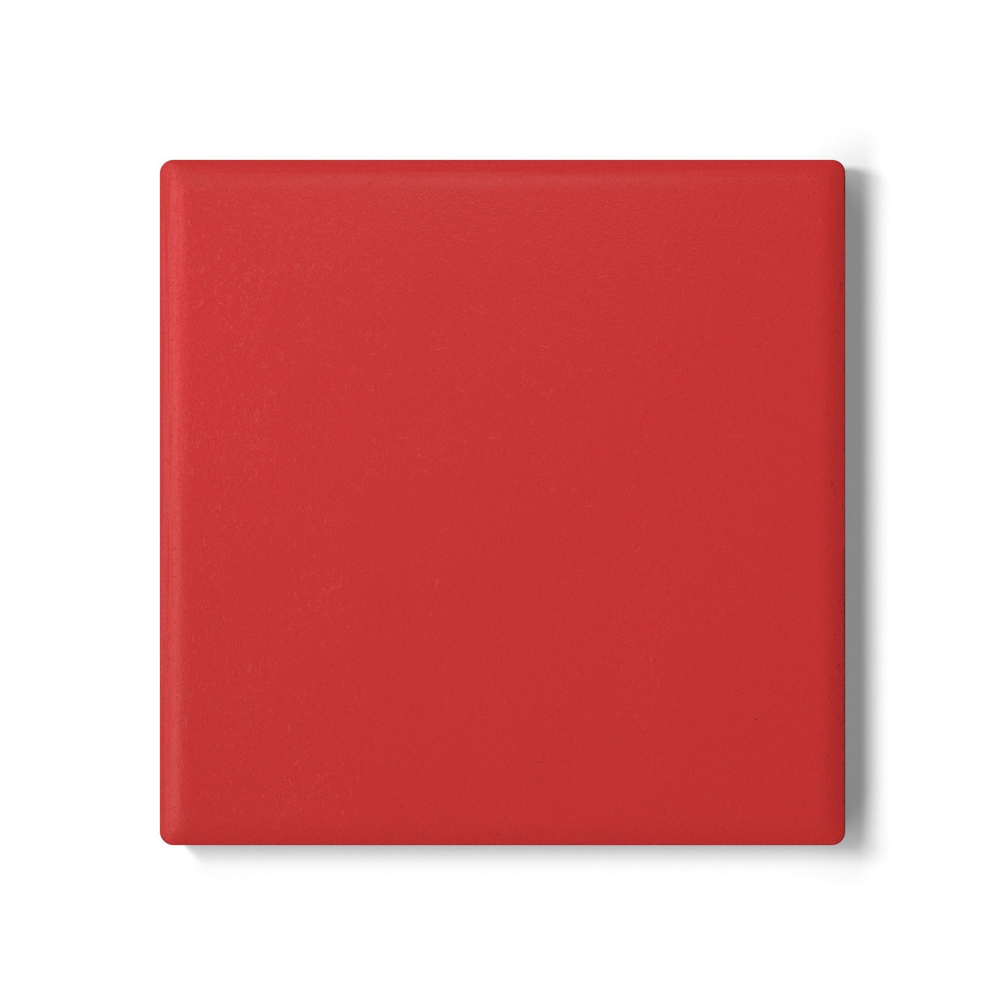 True Red Ceramic Coaster Round or Square | Coordinated Collection