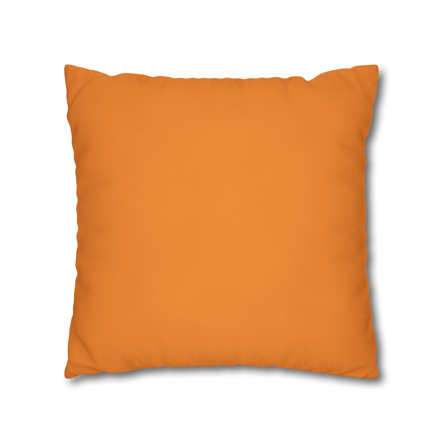 Tangerine Canvas Pillow Cover 20x20