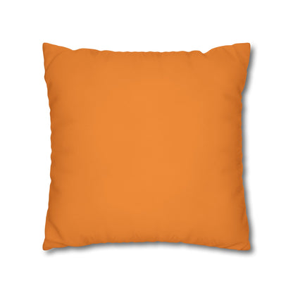Tangerine Canvas Pillow Cover 20x20