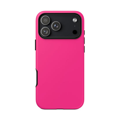 Pink Tough Cell Phone Case Matte or Glossy Protective Case iPhone Samsung