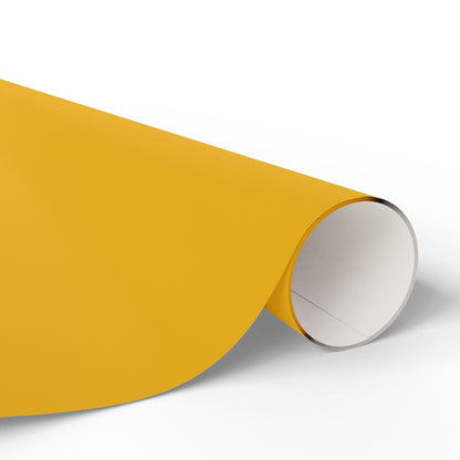 Honey Yellow Wrapping Paper Matte or Glossy Gift Wrap 3 Sizes Fine Art Paper