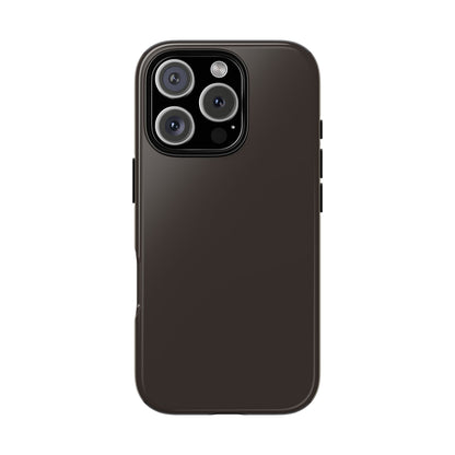 Muted Charcoal Tough Cell Phone Case Matte or Glossy Protective Case iPhone Samsung