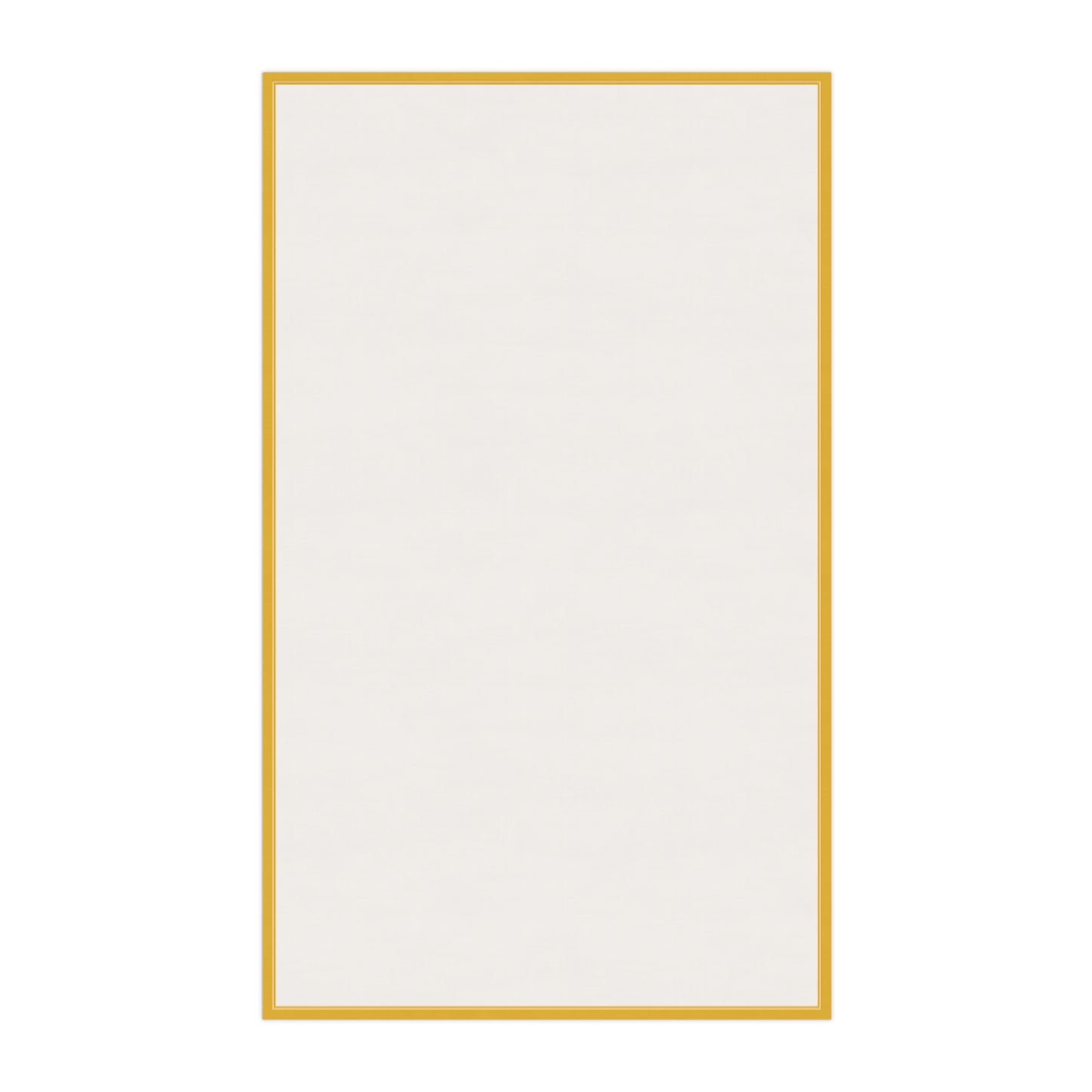 Honey Yellow Cotton Twill Tea Towel 18 x 30