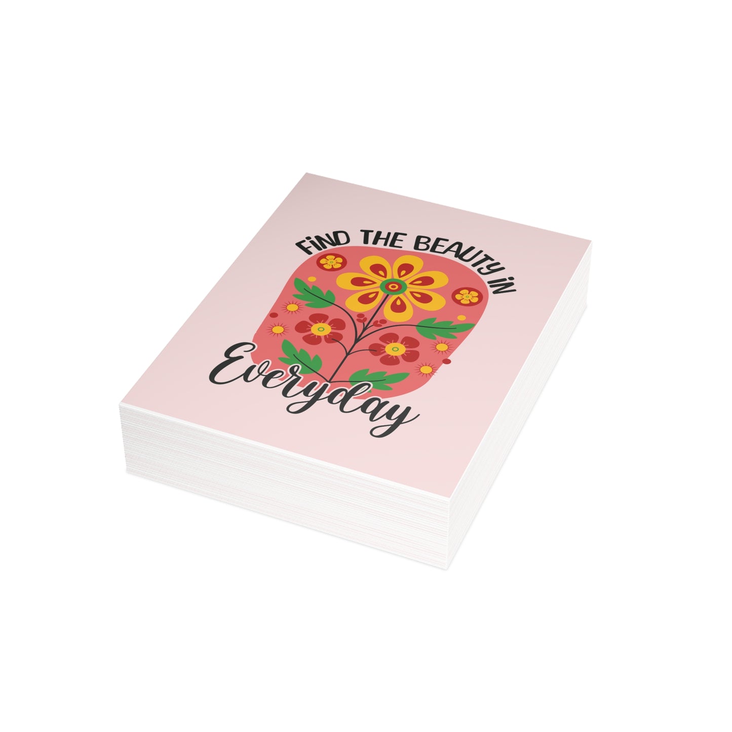 Find the Beauty Postcards Inspirational Floral Postcard Set