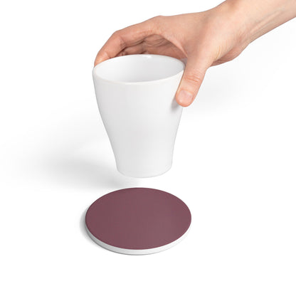 Mauve Ceramic Coaster Round or Square | Coordinated Collection