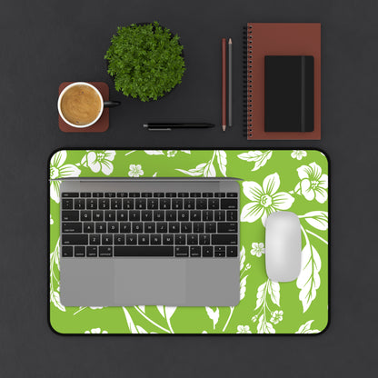 Muted Lime Floral Desk Pad (12x18, 12x22 or 16x32)