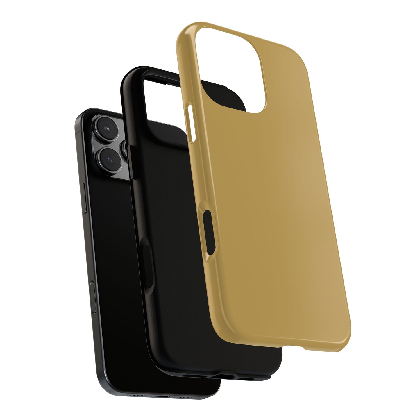 Muted Gold Tough Cell Phone Case Matte or Glossy Protective Case iPhone Samsung