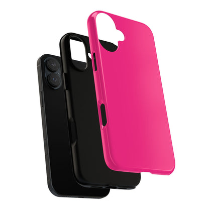 Pink Tough Cell Phone Case Matte or Glossy Protective Case iPhone Samsung