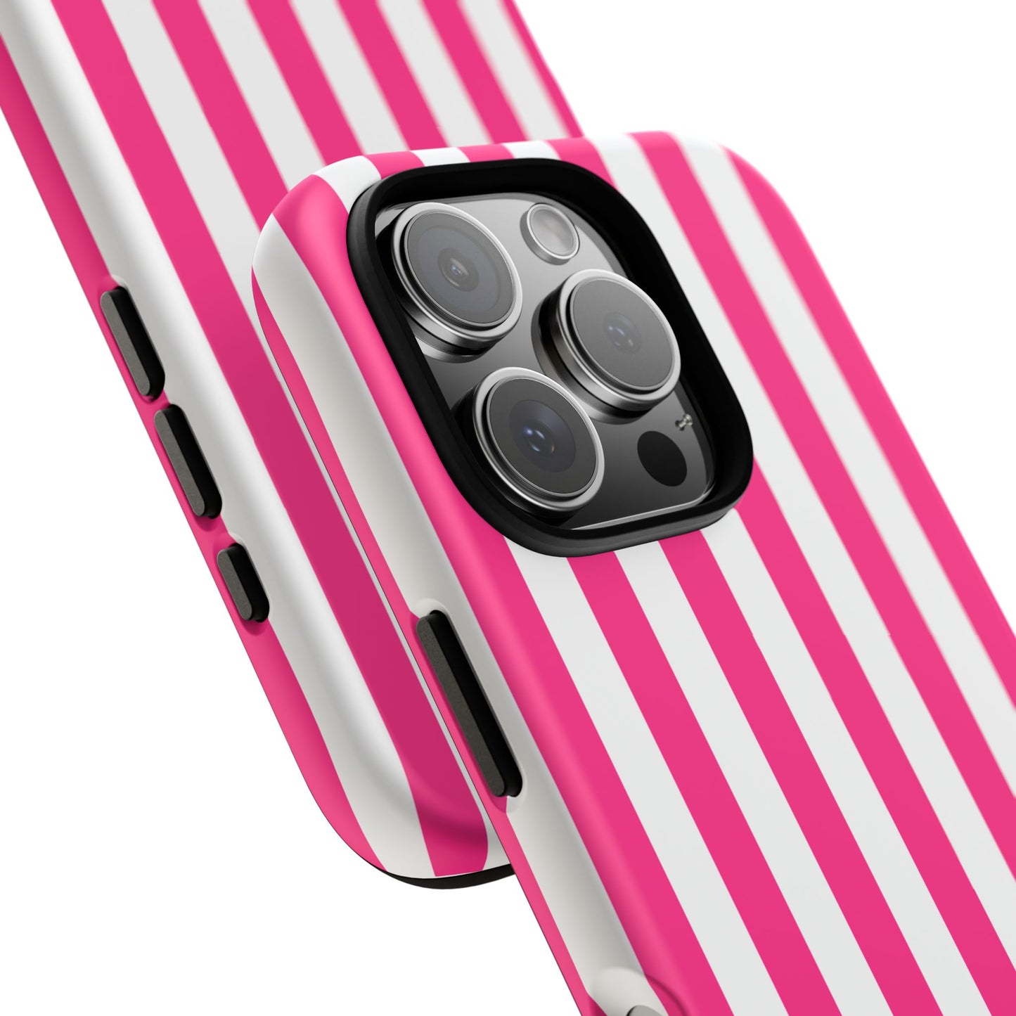 Pink Stripe Tough Phone Case for iphone or Samsung