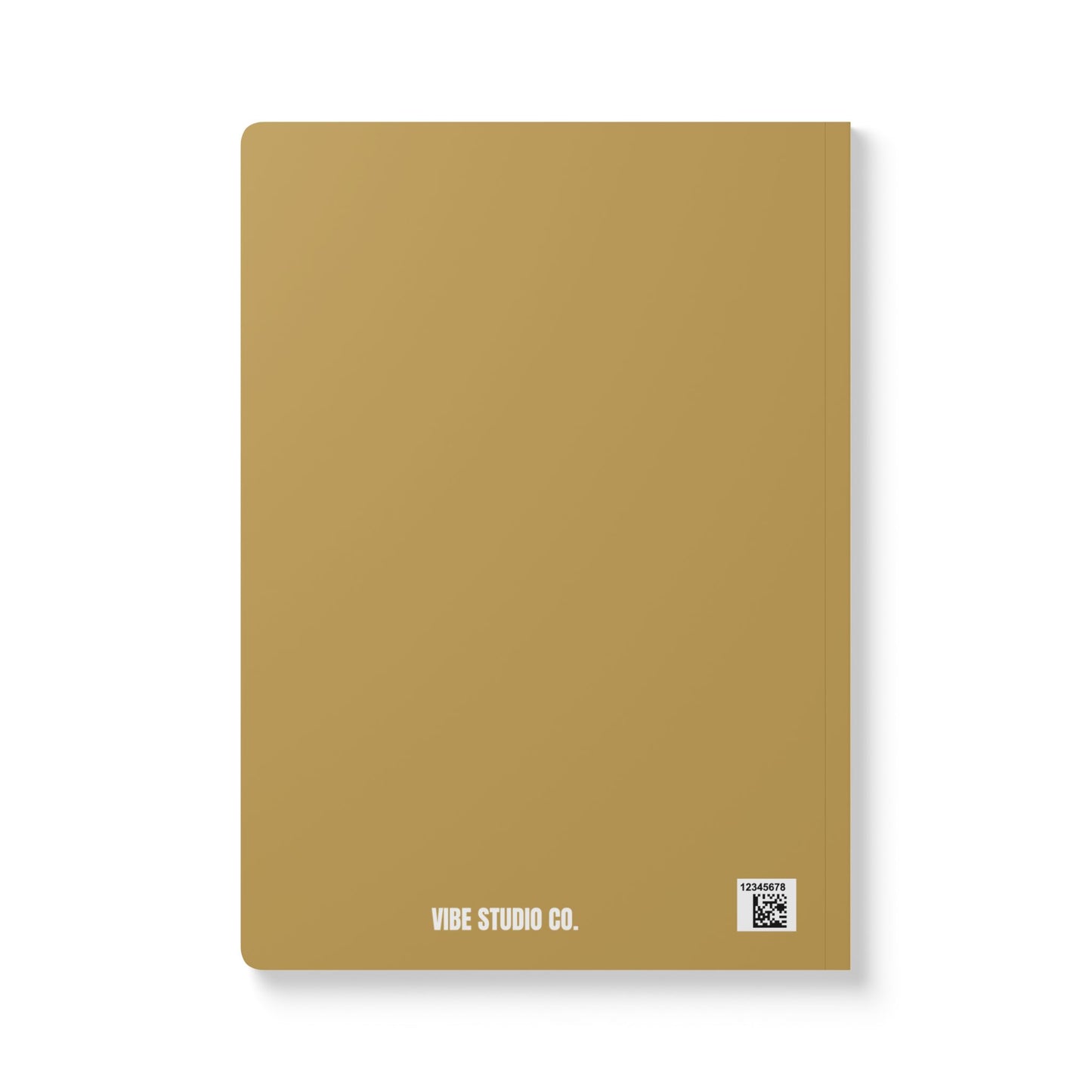 Muted Gold The Journey Starts Now A5 Lined Journal