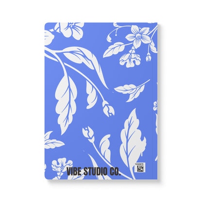 Periwinkle Floral A5 Lined Journal Coordinated Collection