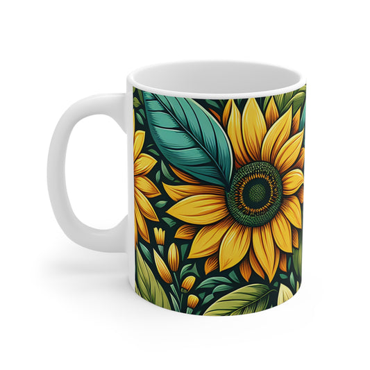 Sunflower Grove Mug