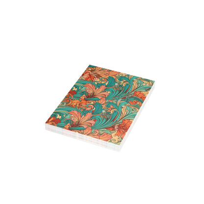 Coral Flourish Postcards Botanical Floral Postcard Set