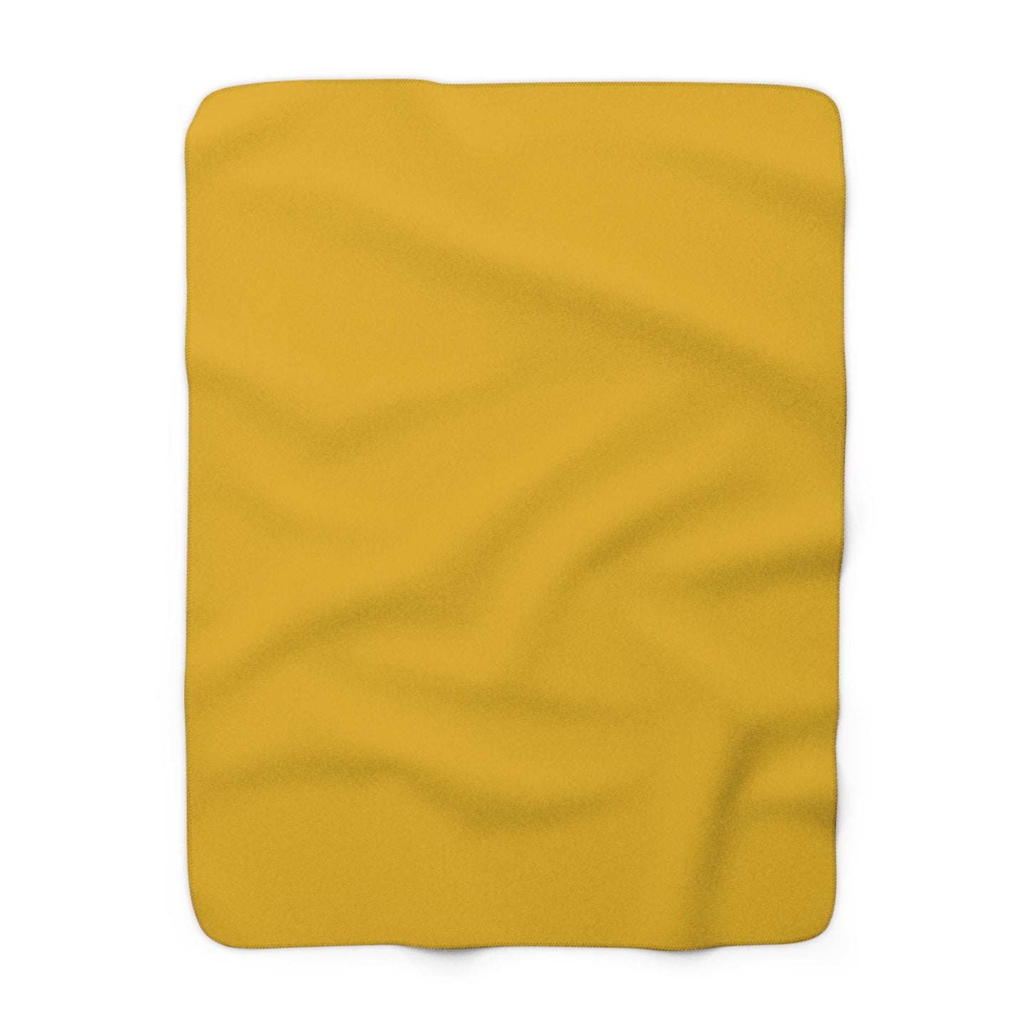 Honey Yellow Sherpa Fleece Blanket Cozy Plush Throw 3 Sizes Soft Warm Blanket