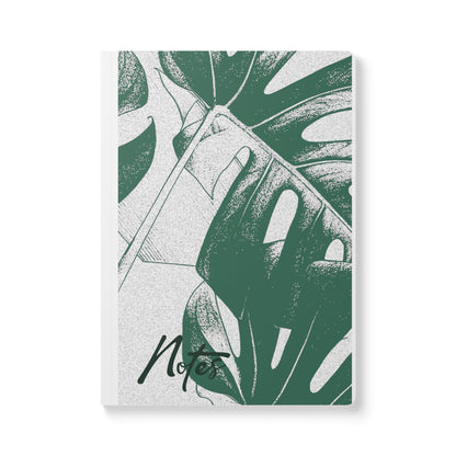 Monstera Leaf Green A5 Lined Journal