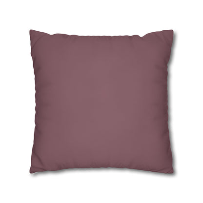 Mauve Canvas Pillow Cover 20x20