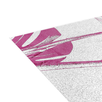 Monstera Leaf Lilac Wine Postcards