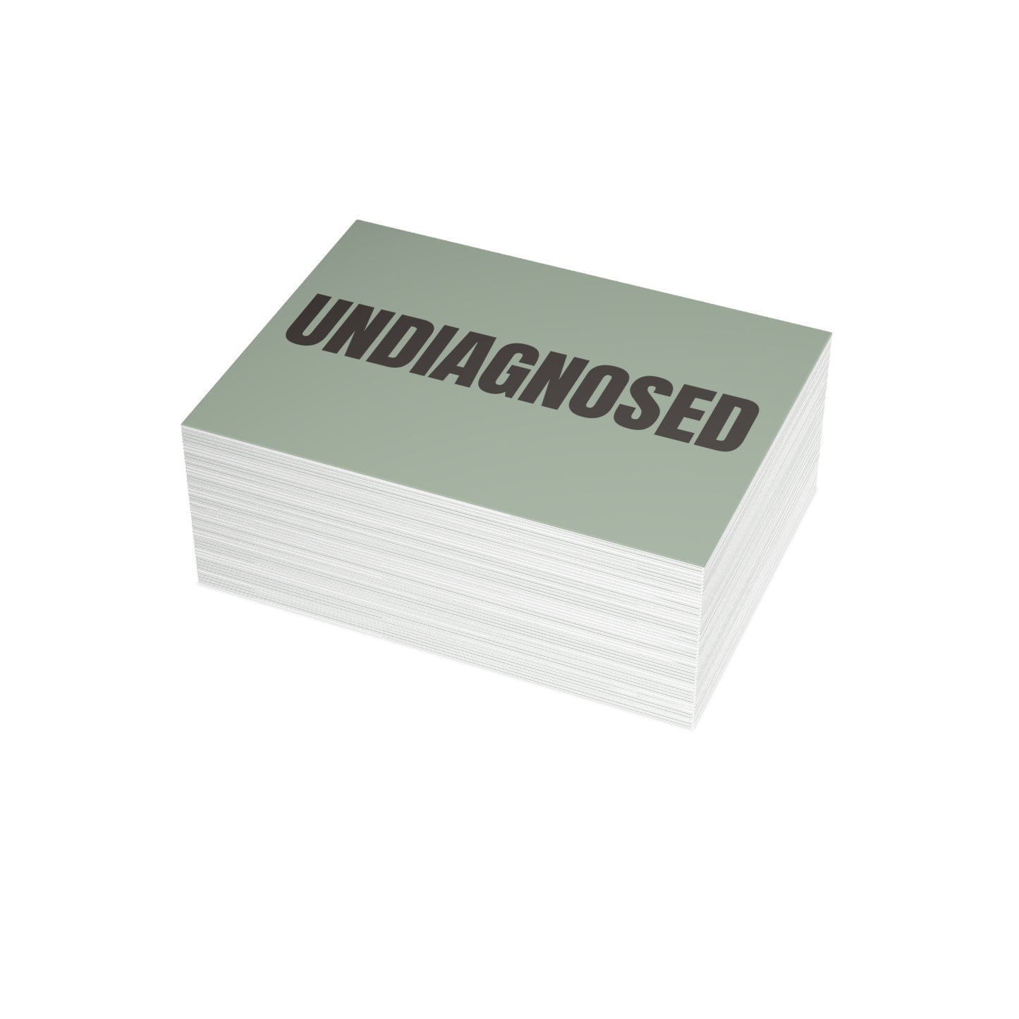 Sage Postcard Set Pack of 10, 30 or 50 w/ Envelopes | Coordinated Collection
