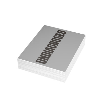 Grayscale Postcard Set Pack of 10, 30 or 50 w/ Envelopes | Coordinated Collection