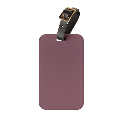 Mauve Luggage Tag Acrylic Travel Tag
