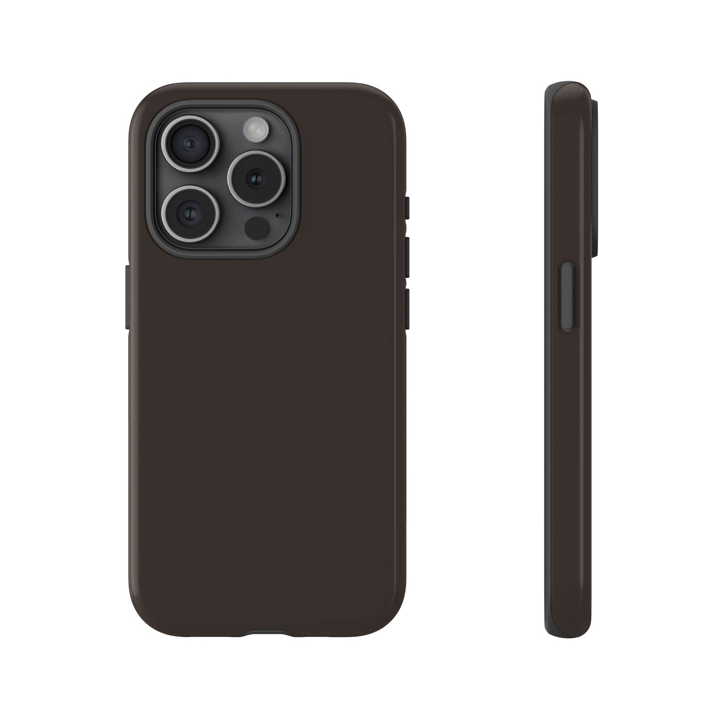 Muted Charcoal Tough Cell Phone Case Matte or Glossy Protective Case iPhone Samsung
