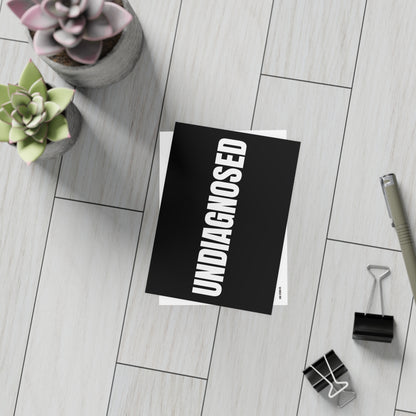 Black Postcard Set Pack of 10, 30 or 50 w/ Envelopes | Coordinated Collection