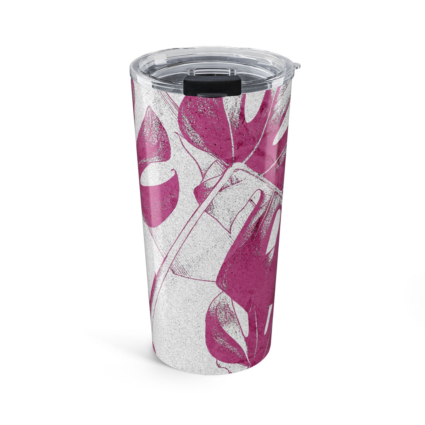 Monstera Leaf Lilac Wine 20 oz Tumbler