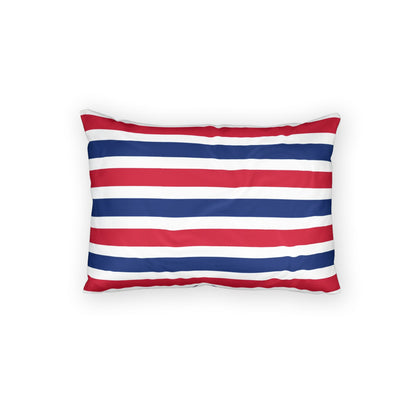 Red, White and Blue Stripe Pillow Sham