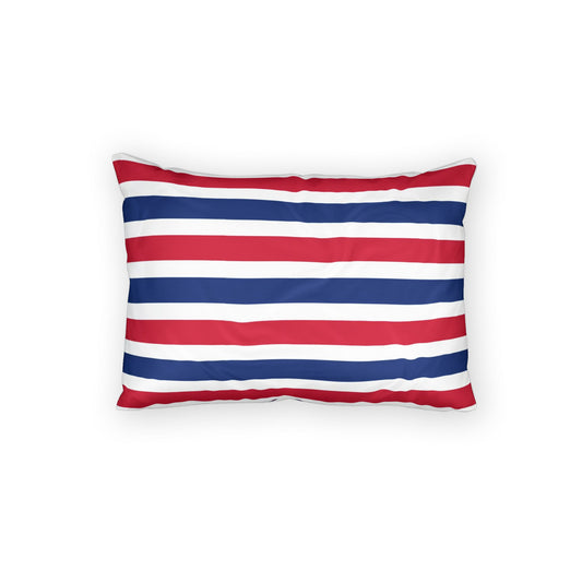 Red, White and Blue Stripe Pillow Sham