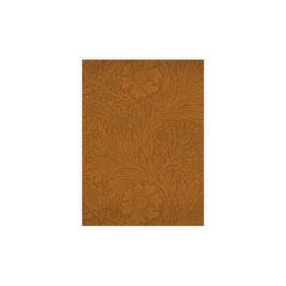 Saddle Tan Floral Postcard Set Pack of 10, 30 or 50 w/ Envelopes | Coordinated Collection