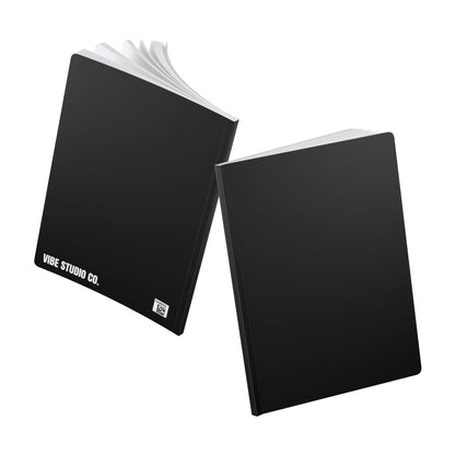 Black Color Coordinated Collection A5 Lined Journal