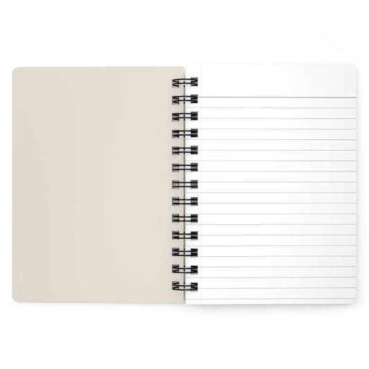 Latte Cream Spiral Lined Notebook 150 Page Journal | Coordinated Collection