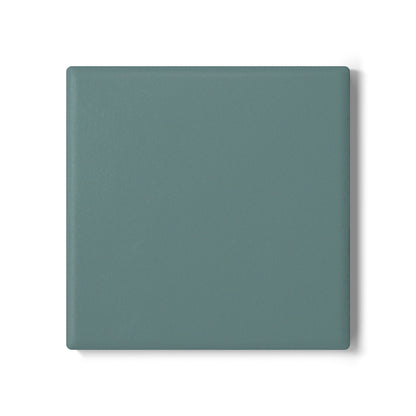 Dusty Blue Ceramic Coaster Round or Square | Coordinated Collection