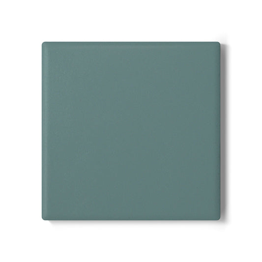 Dusty Blue Ceramic Coaster Round or Square | Coordinated Collection