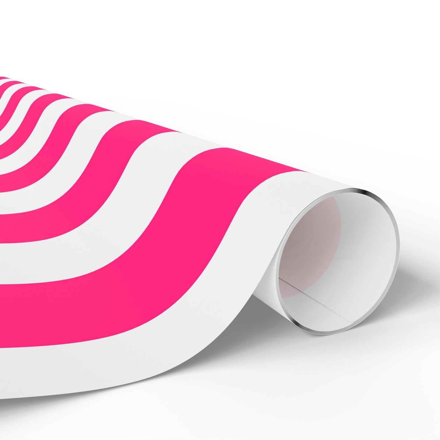 Pink Stripe Wrapping Paper, Matte or Glossy (3 Sizes)