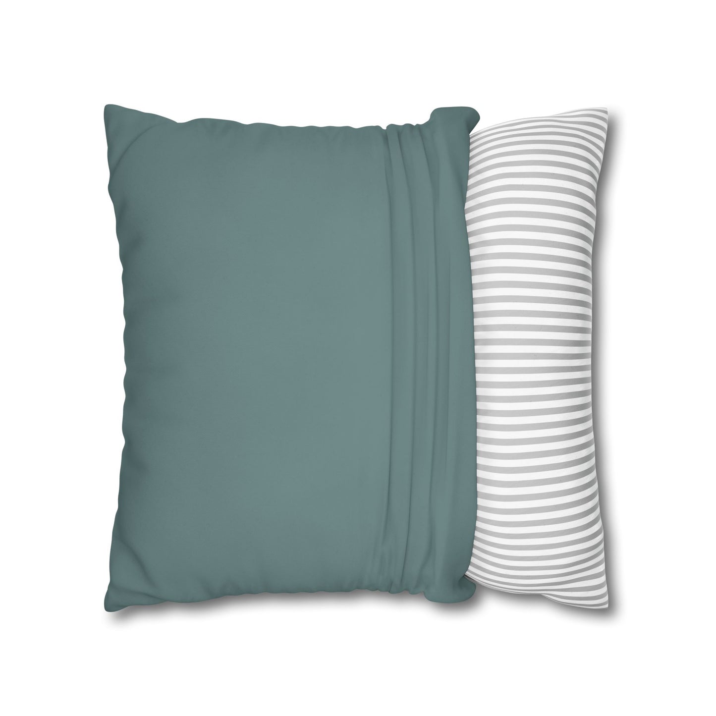 Dusty Blue Canvas Pillow Cover 20x20