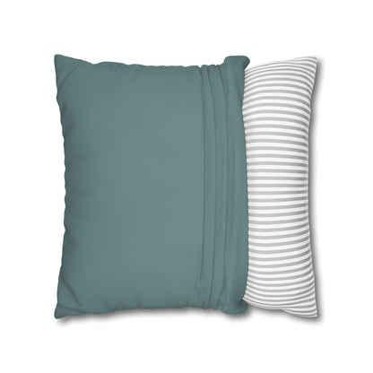 Dusty Blue Canvas Pillow Cover 20x20
