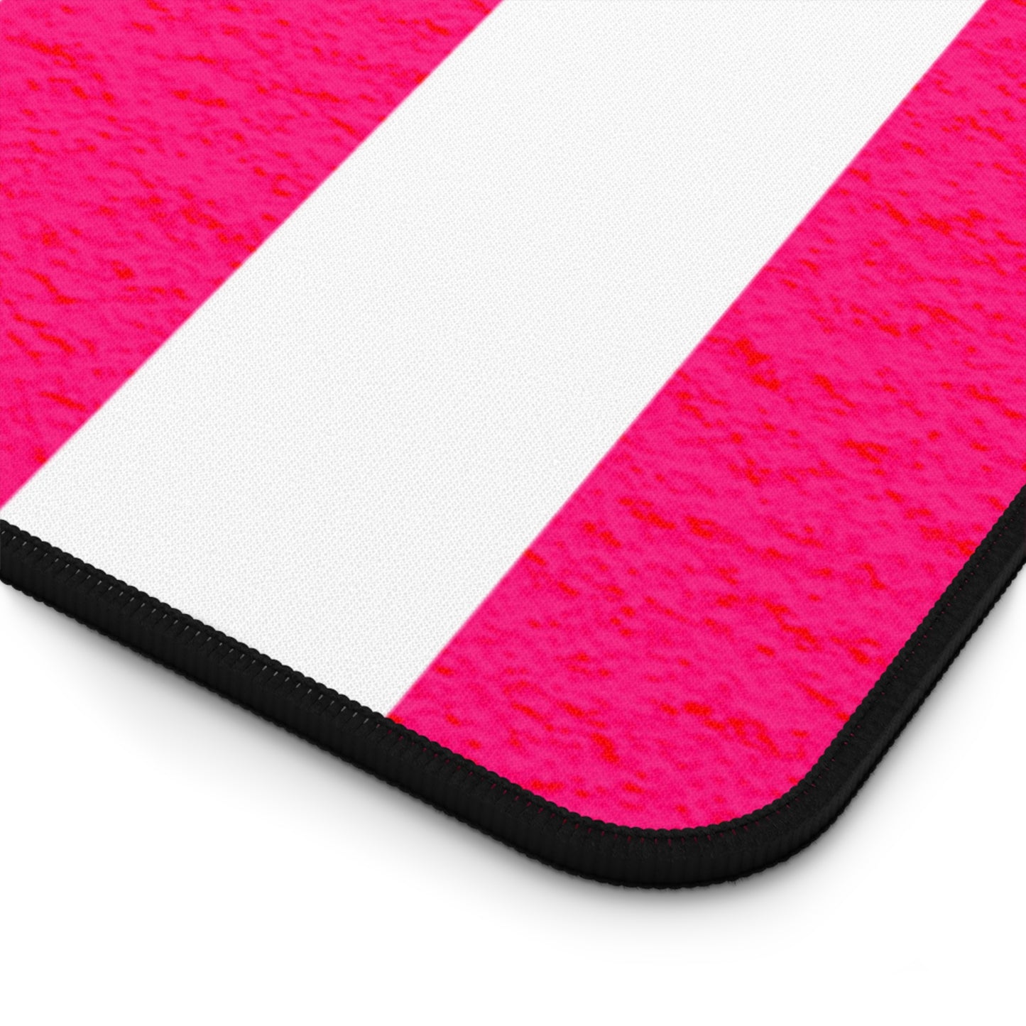 Pink Stripe Desk Mat Office Desk Decor (12/18, 12/22, 16/32)
