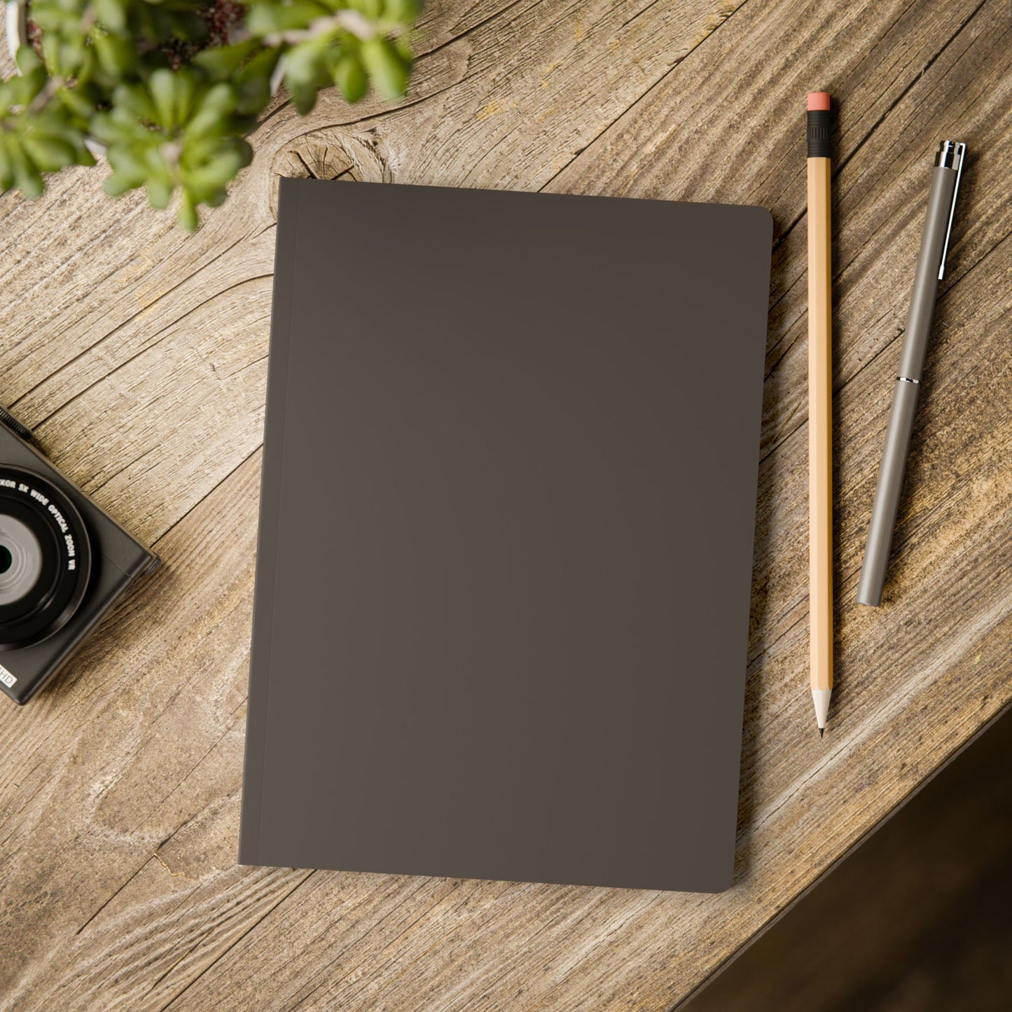 Muted Charcoal Color Coordinated Collection A5 Lined Journal
