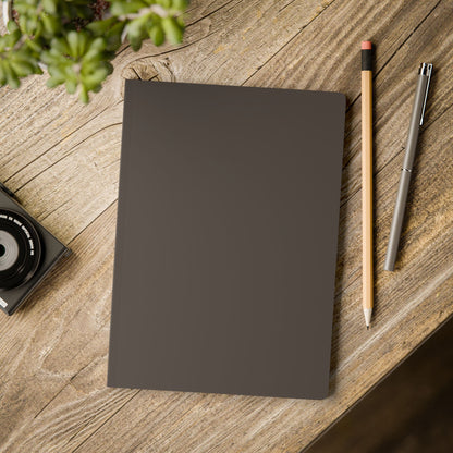 Muted Charcoal Color Coordinated Collection A5 Lined Journal