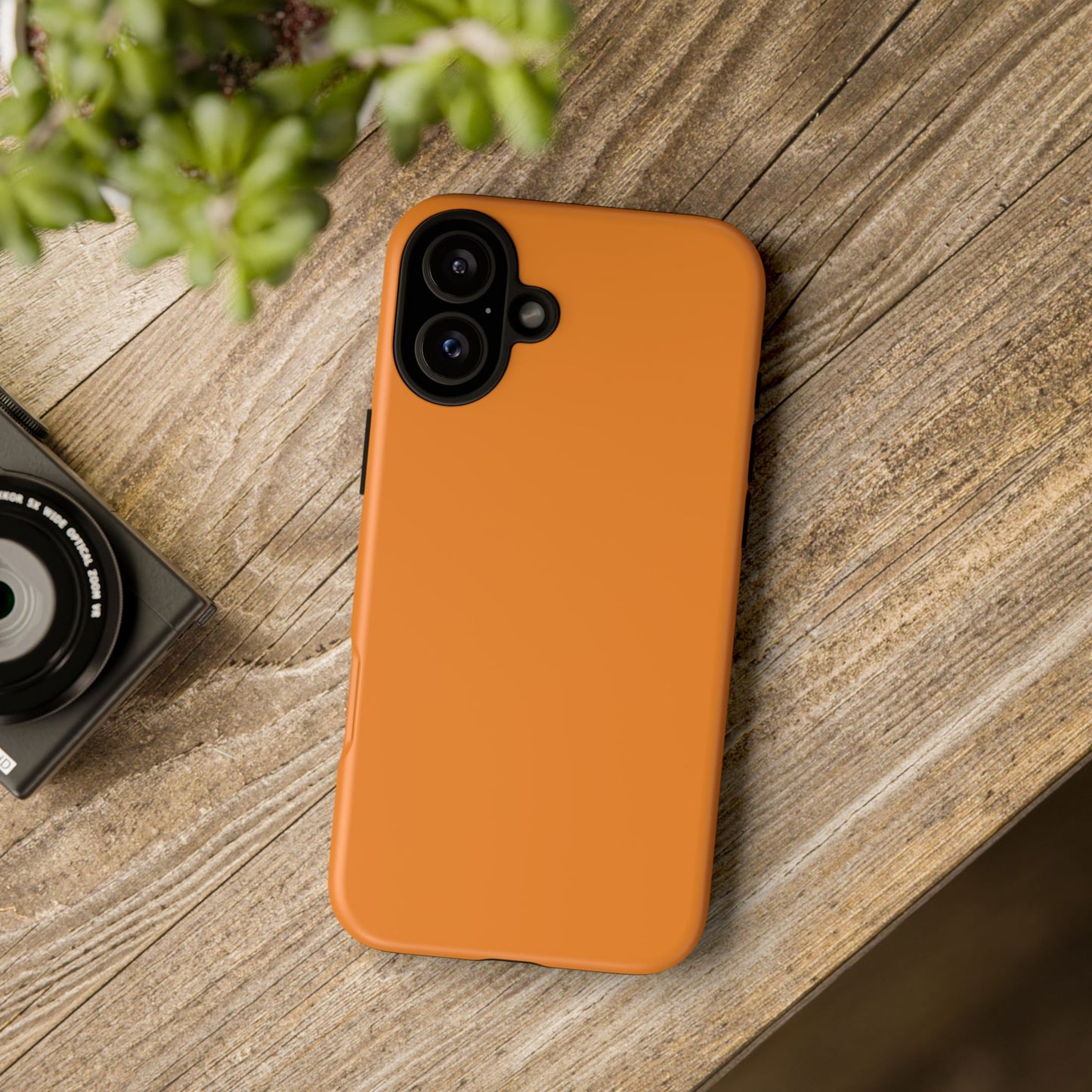 Tangerine Tough Cell Phone Case Matte or Glossy Protective Case iPhone Samsung