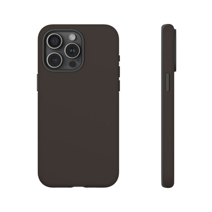 Muted Charcoal Tough Cell Phone Case Matte or Glossy Protective Case iPhone Samsung