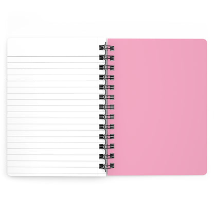 Light Pink Spiral Lined Notebook 150 Page Journal | Coordinated Collection