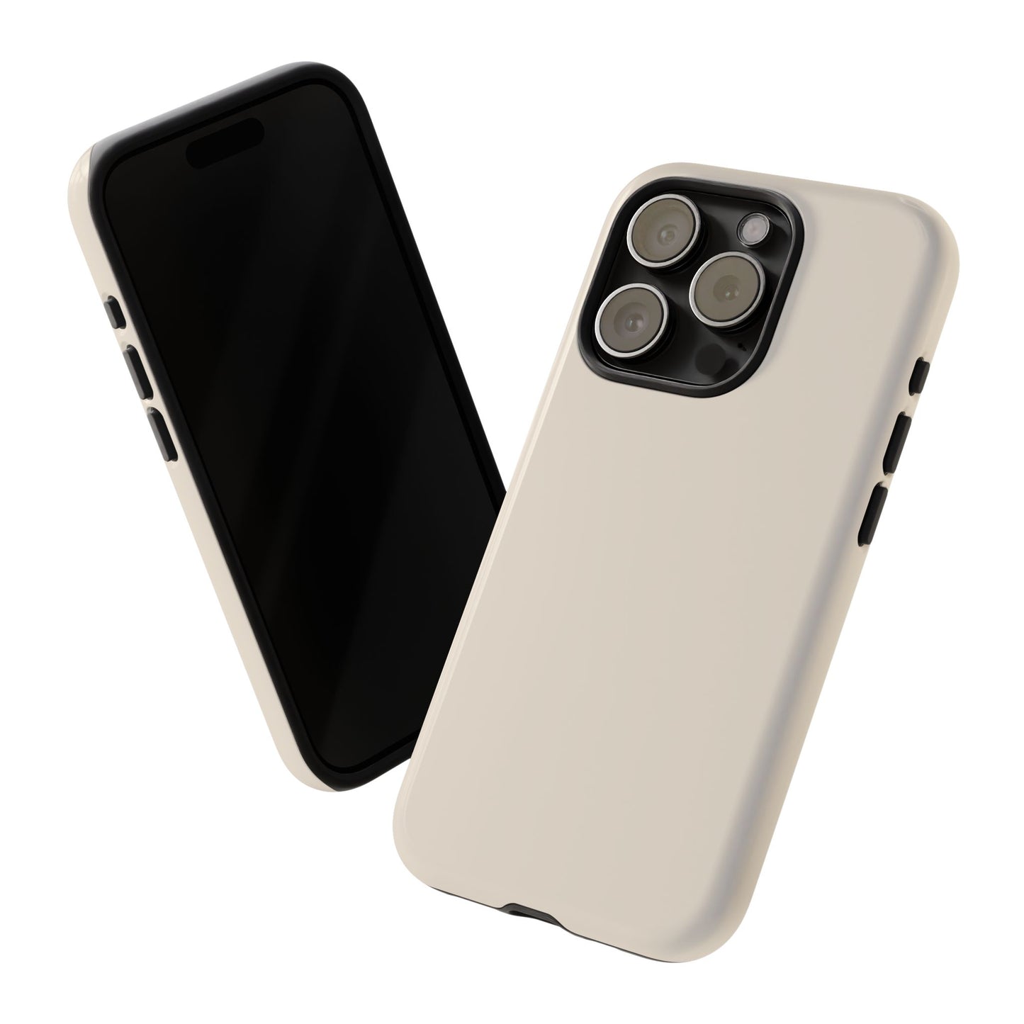 Latte Cream Tough Cell Phone Case Matte or Glossy Protective Case iPhone Samsung
