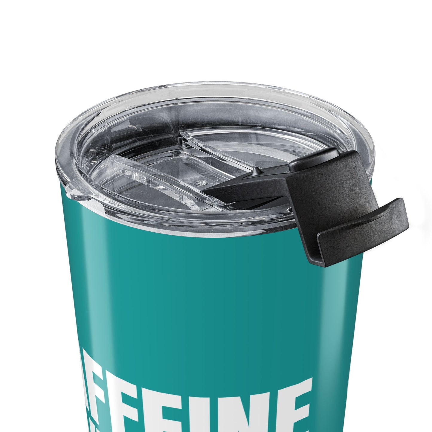 Deep Aqua Caffeine Vibes 20oz Stainless Steel Tumbler | Color Coordinated Collection