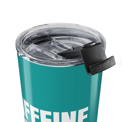 Deep Aqua Caffeine Vibes 20oz Stainless Steel Tumbler | Color Coordinated Collection